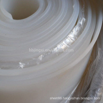 Heat resistant silicone rubber sheet, silicon rubber sheet